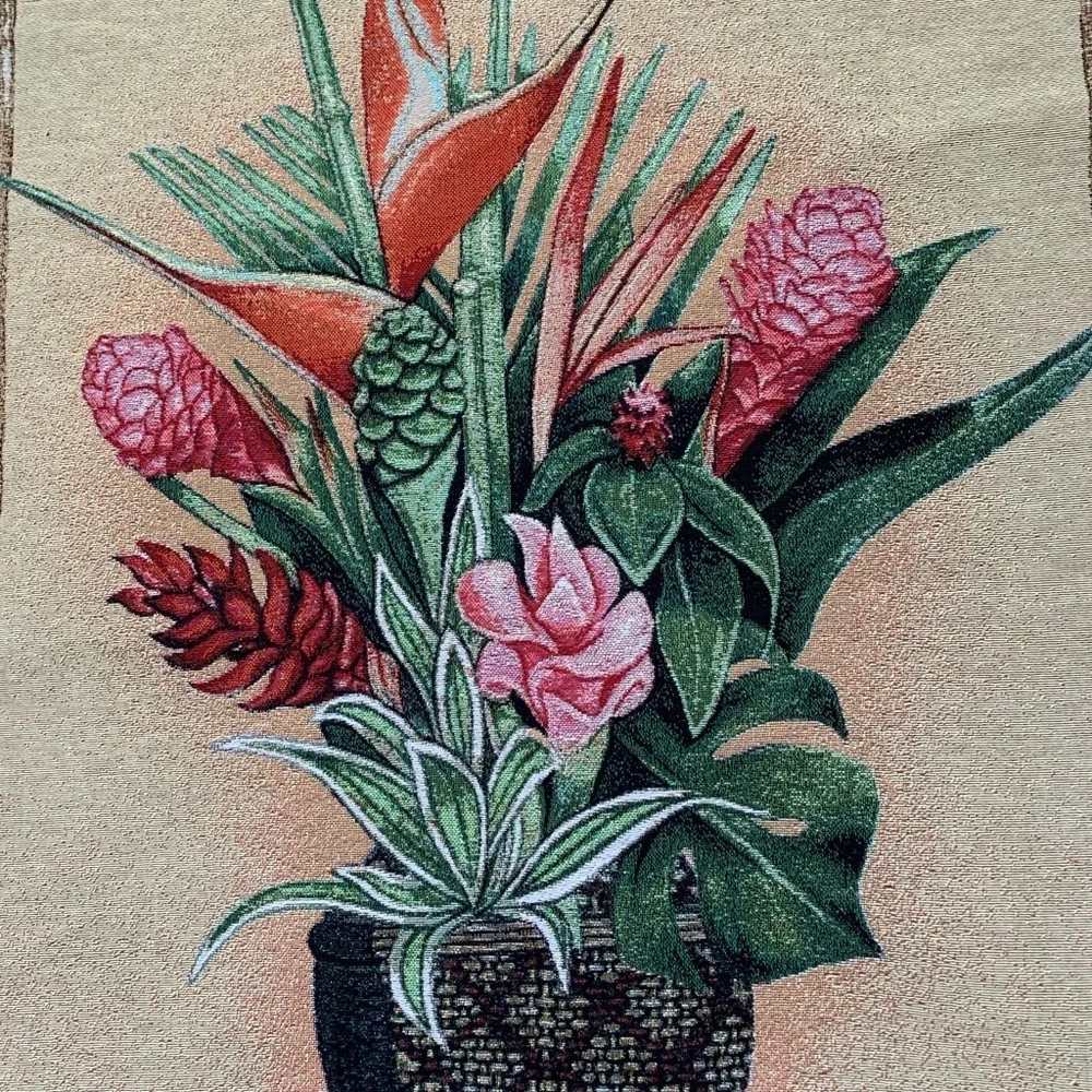 Tropical Garden fine Art Tapestry